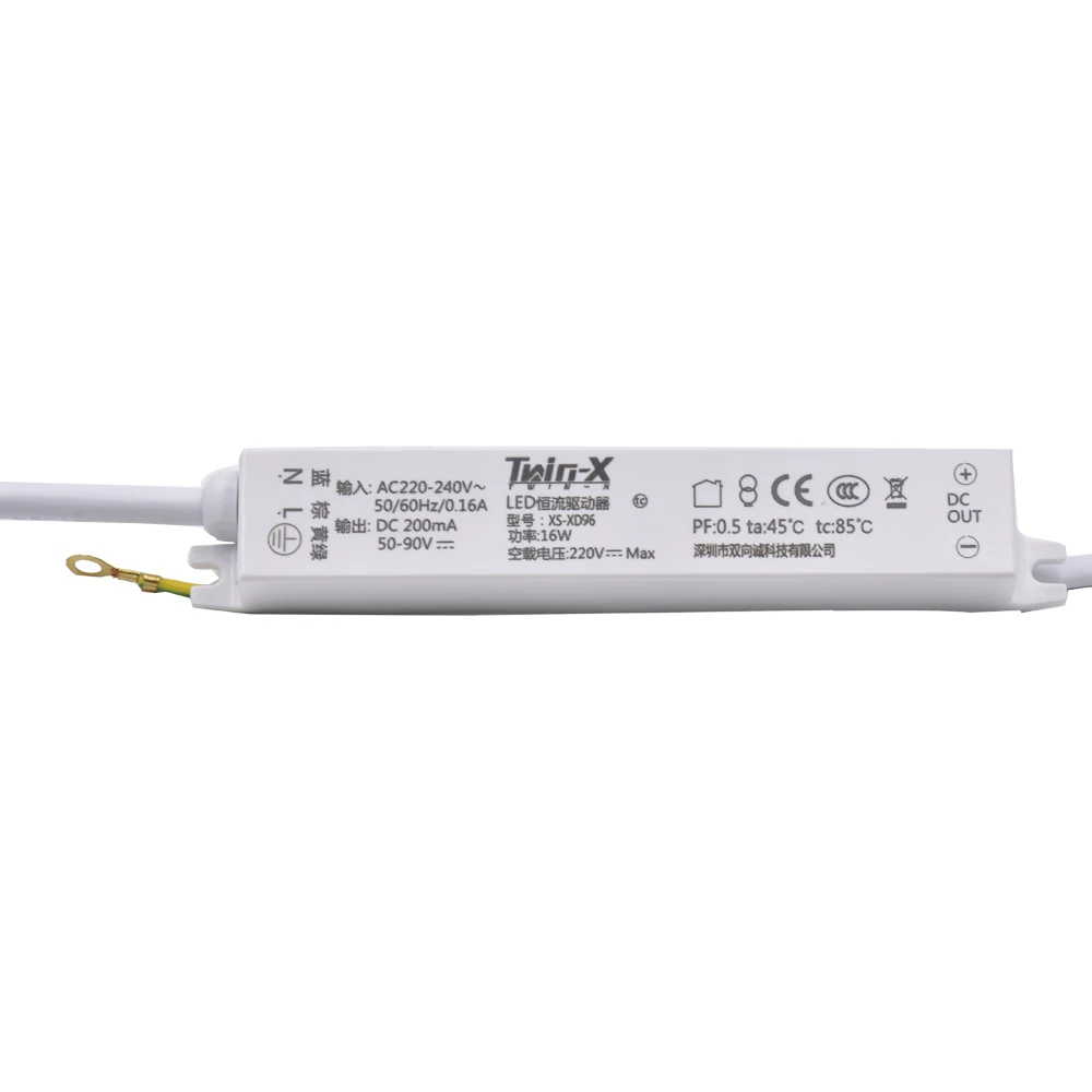 3C High Voltage 176V-264V Input Non-Isolation Panel Driver With Housing and Wires