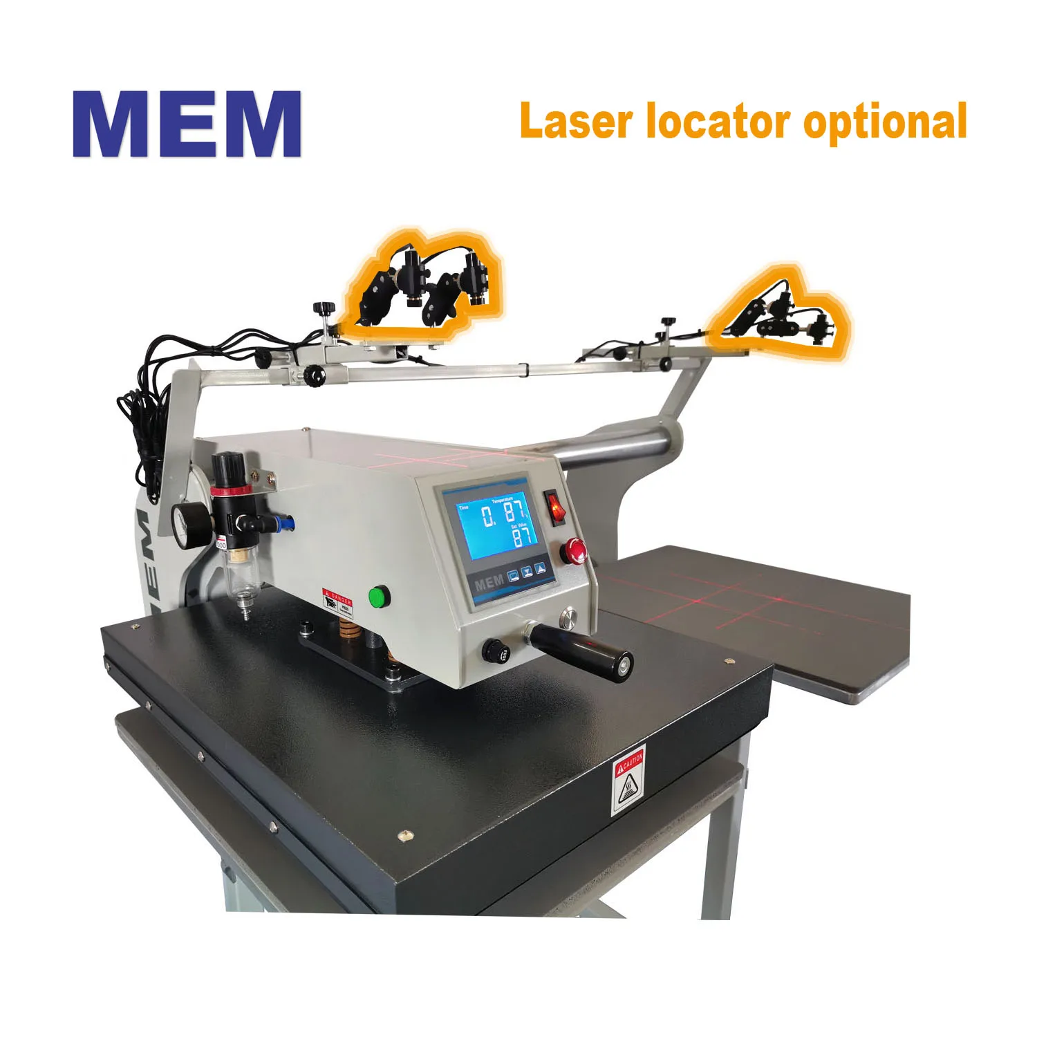 TQ 4050 MEM high quality pneumatic dual heat transfer machine 40*50 cm 16*20 inch