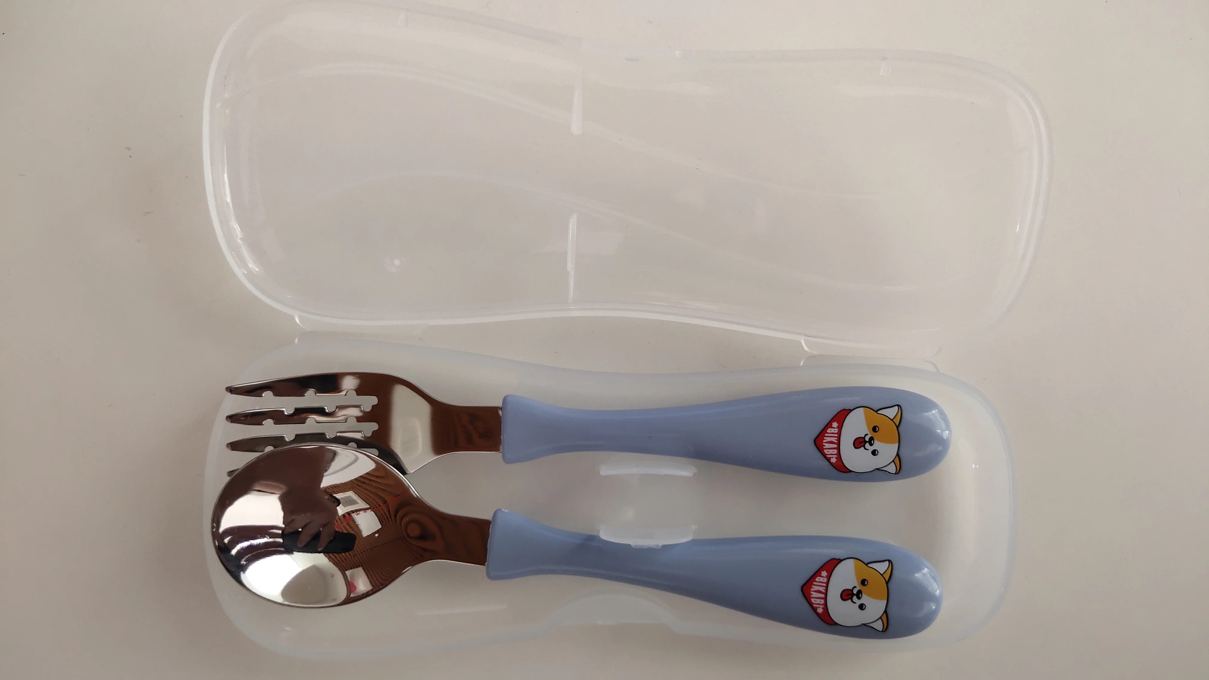 
Eco friendly factory direct high grade baby cutlery spoon fork knife set 