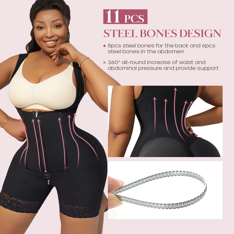 High Compression Tummy Control Stage 1 2 Colombian Garments Wholesale Post Op Surgery Fajas Colombianas Shapewear For Women