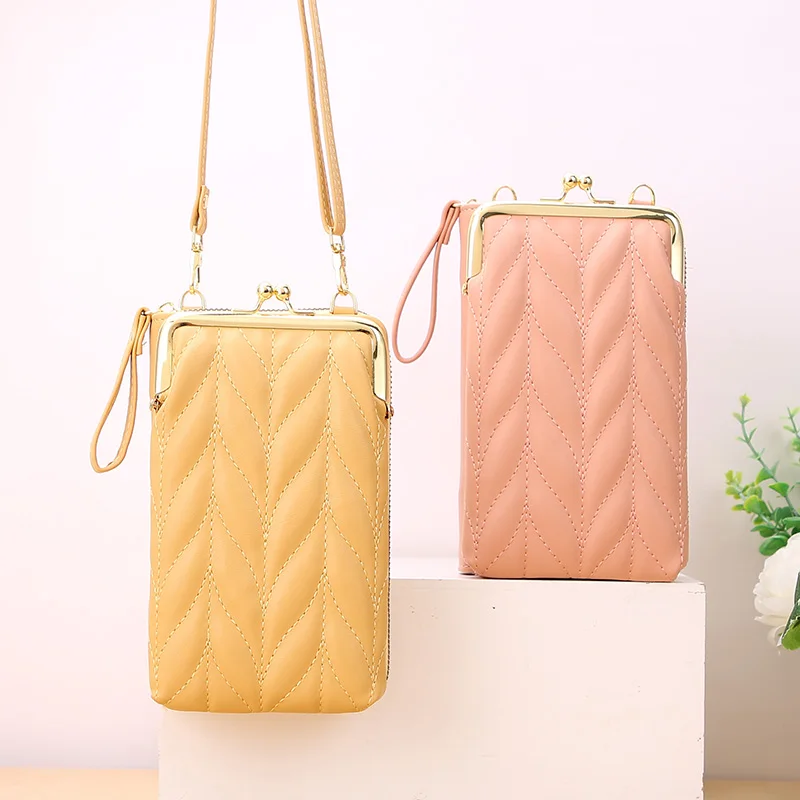 Minissimi High Quality Carteras Para Mujer Embroidery Crossbody Bag Wallet Women Phone Bag For Ladies