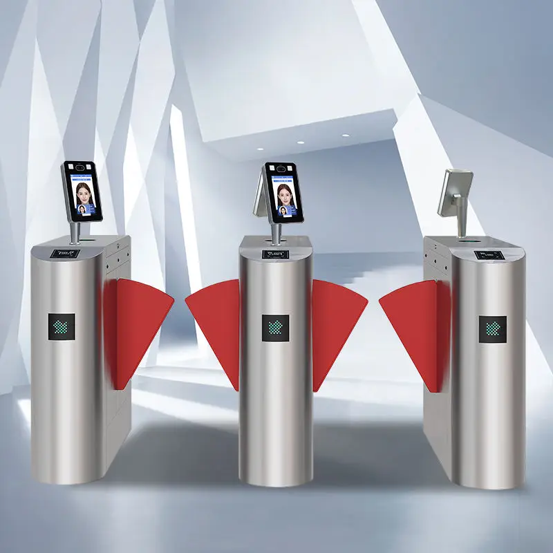 New upgraded version security turnstile mechanism flap barrier gate barrier