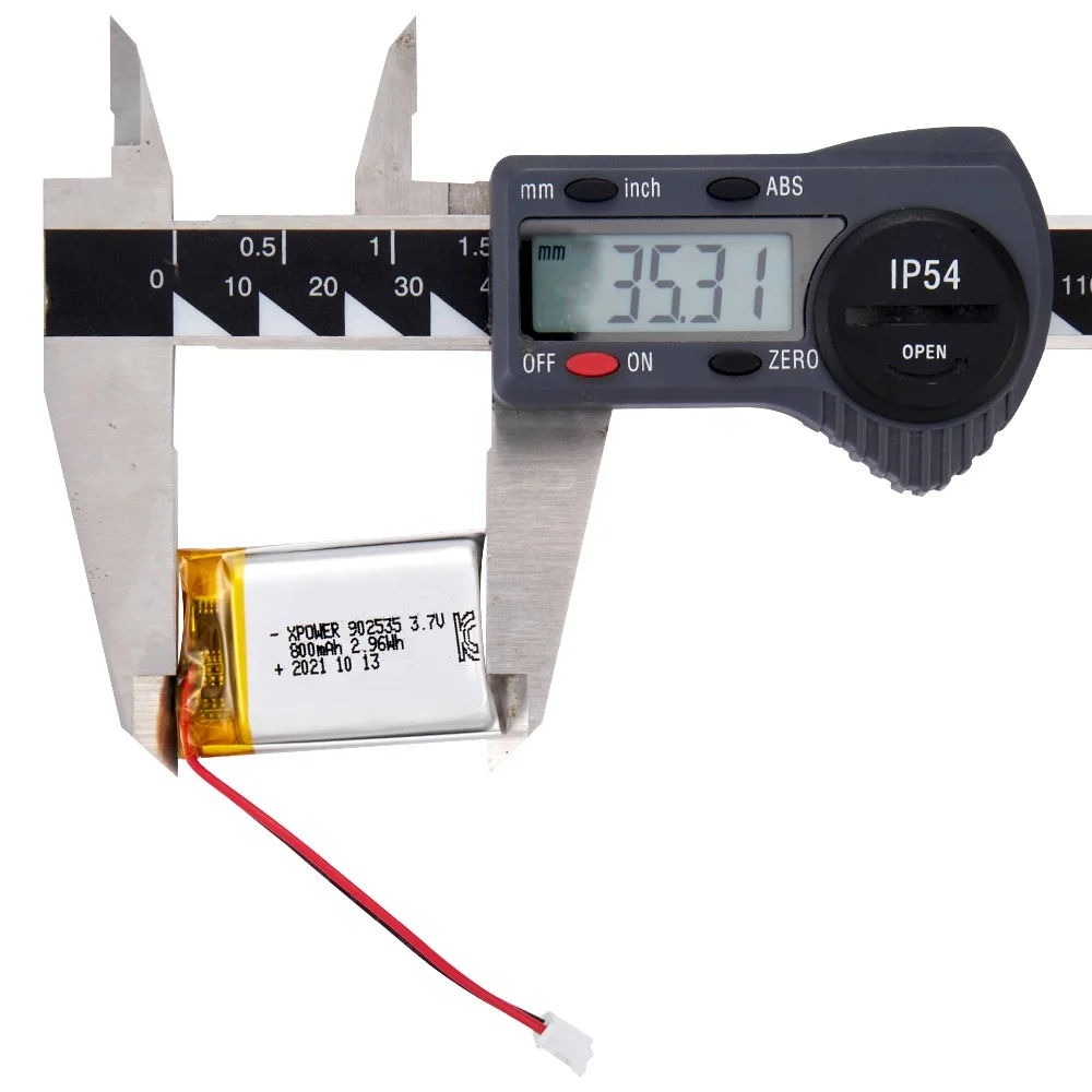 Best Selling Customized Small Pouch 3.7v 800mah Lithium-ion Polymer Battery