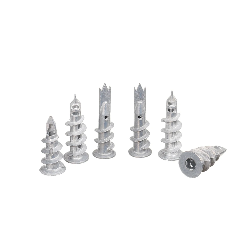 JIS IFI Standard Zinc Flake Coated Zinc Plated Silver Plated Diameter 14mm Zinc Alloy Drywall Anchor Zamak Turbo Anchor