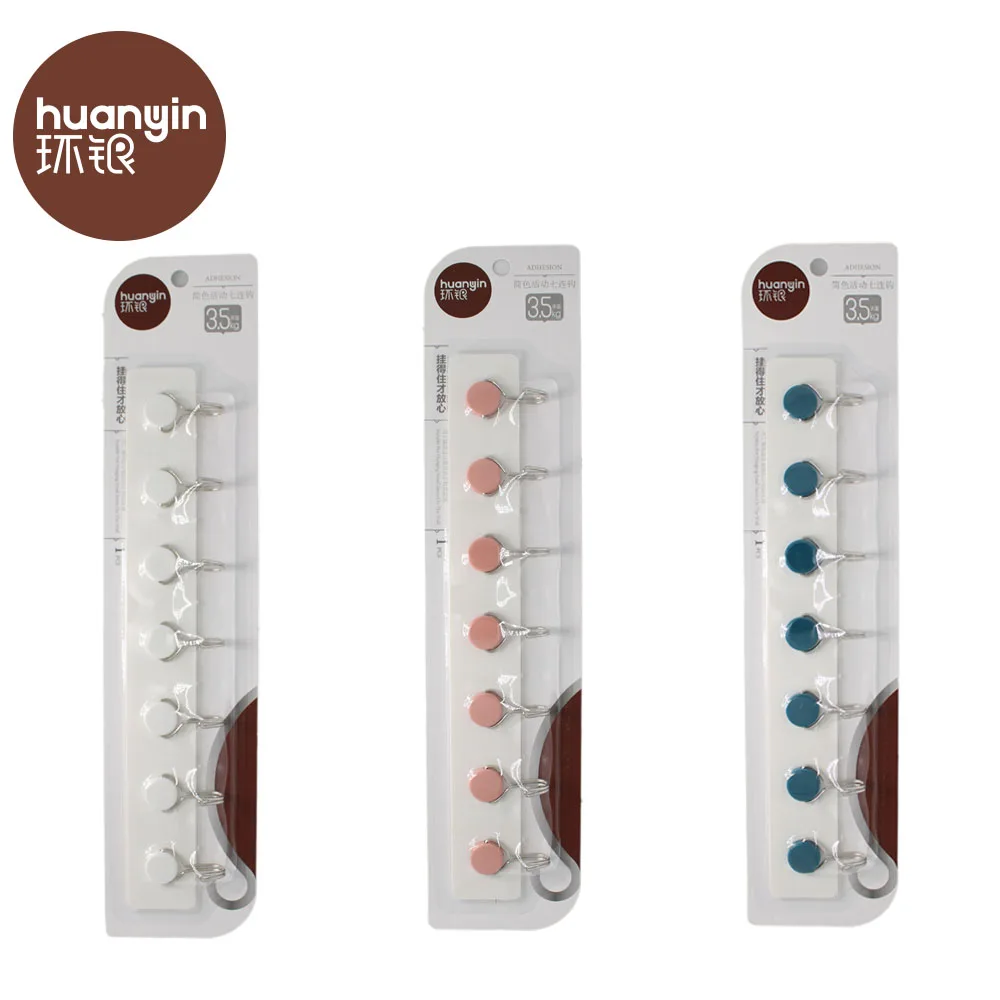 Non-slip style plastic clothes over door wall hanger hook