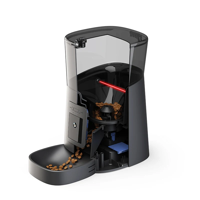 Night Vision and Real-time Video 6L Large Food Barrel Intelligent Pet Feeder