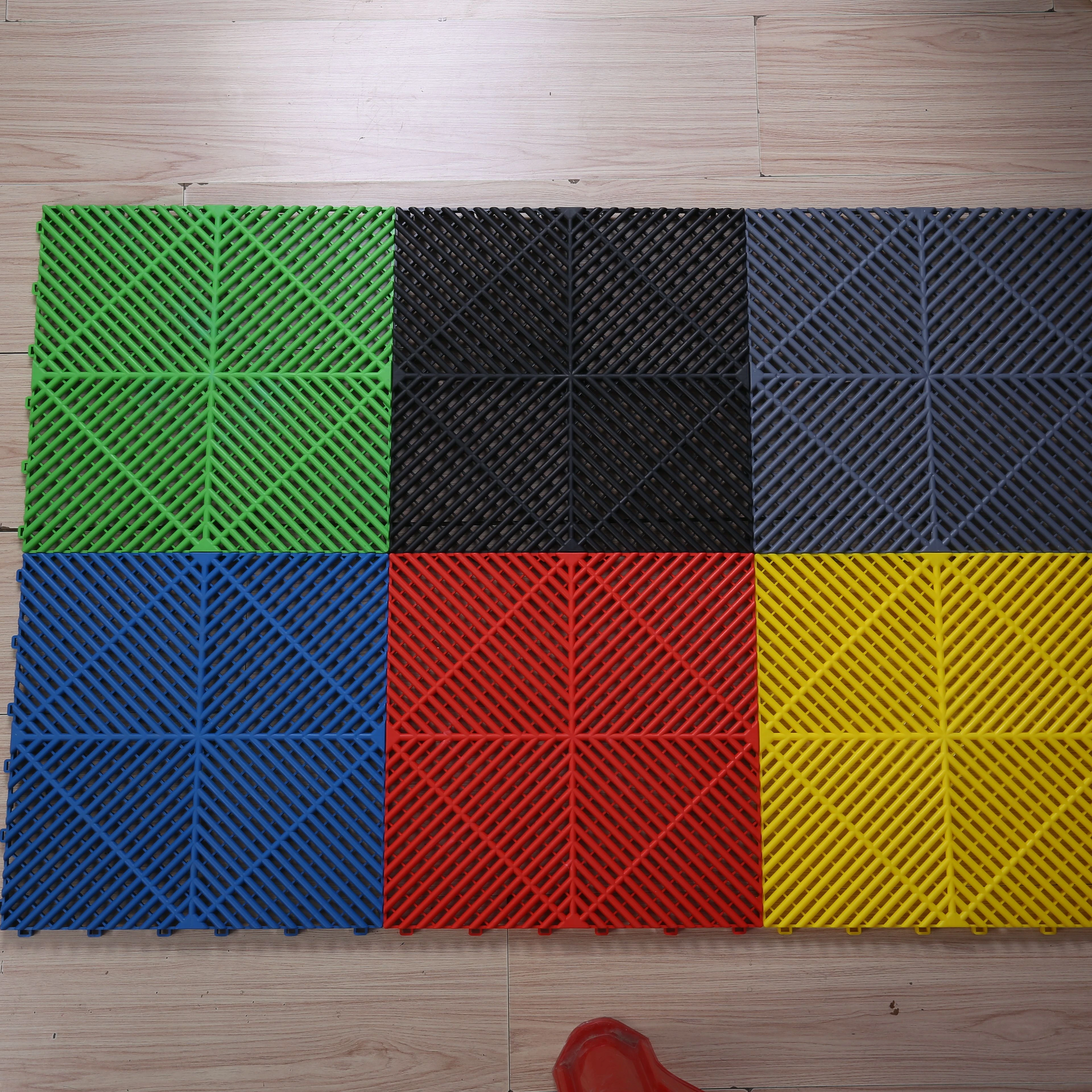 DBDMC Hot 40*40*1.8/2.0/3.0CM Garage Flooring Plastic PVC Flooring