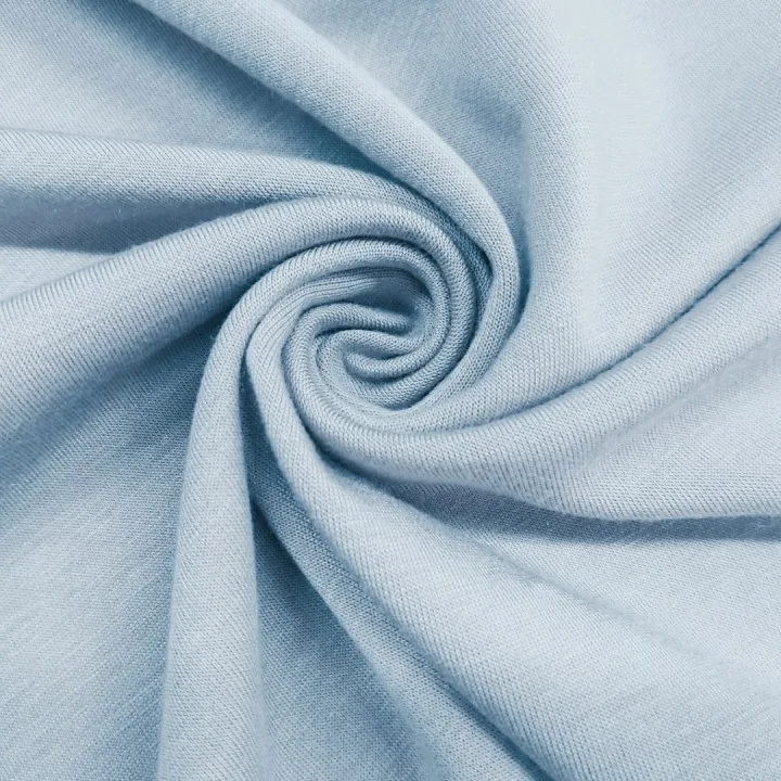 
Eco Recycle Modal Polyester Spandex Interlock Double Knit Fabric Men For Pants 