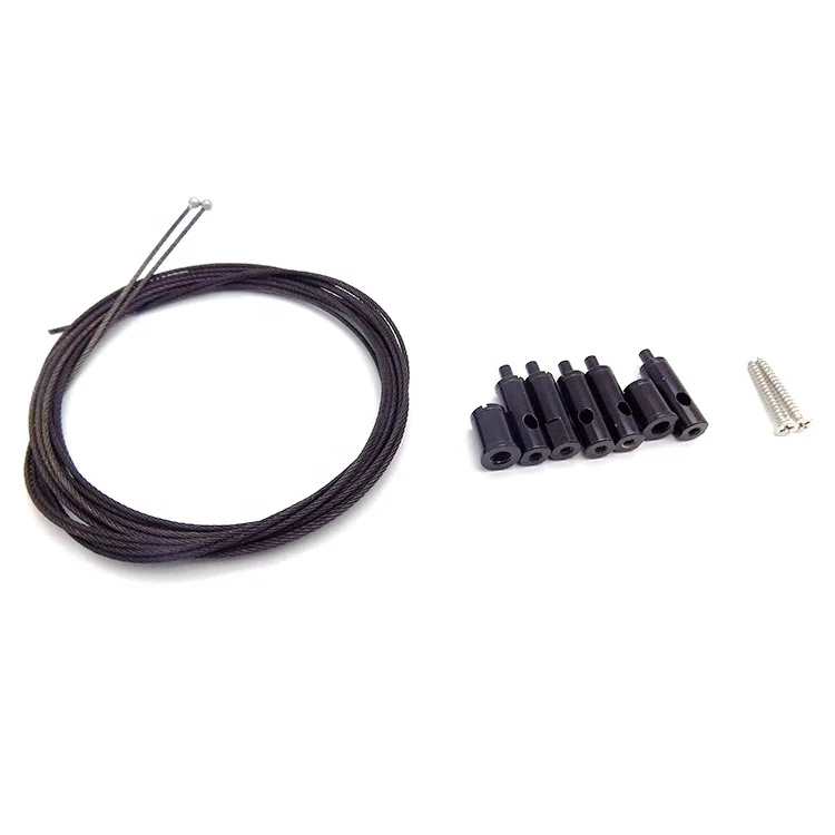 Brass Nickel Plated Picture Hanger Hook Poster Fast Rail Cable Hanger Cross Cable Gripper For 1.2mm -2.0mm Cable