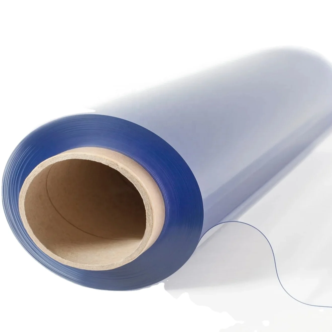 Direct Supply 0.3mm 0.4mm 0.5mm 1mm Thick Rigid PVC Transparent Plastic Film PVC Roll