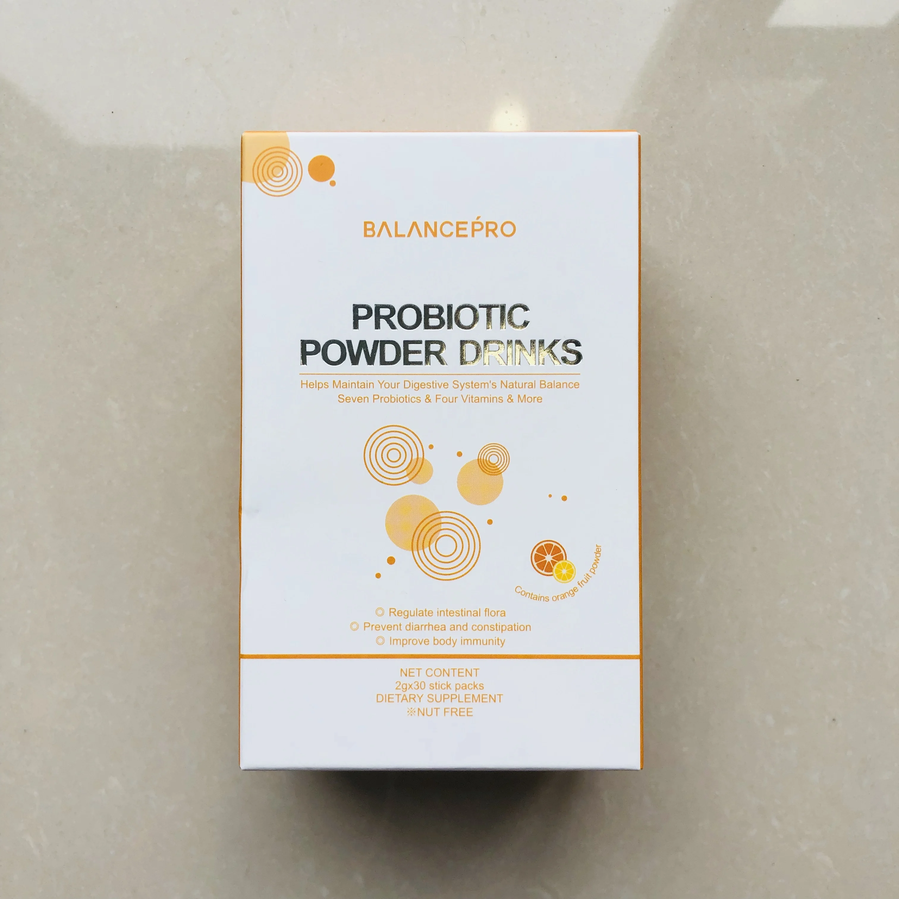 Probiotic solid beverage powder drinks with Vitamin dietary supplement enhance immunity supplement drinking food supplements