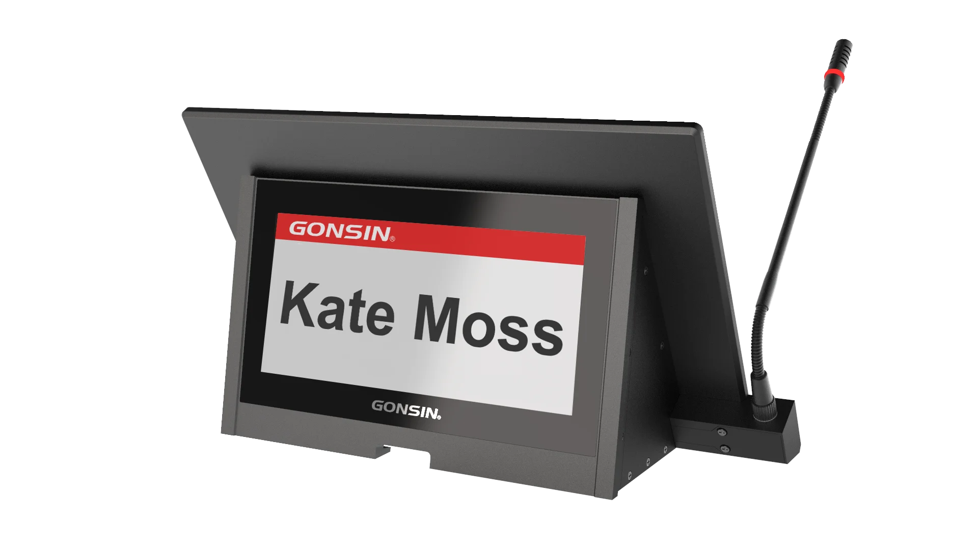 Paperless Conference System 15.6 inch desk motorized lcd monitor lift ultra-thin and ultra-narrow edge