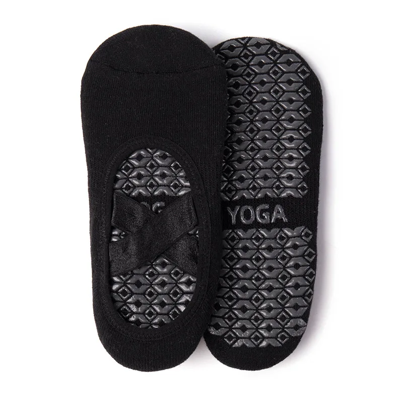 
Custom Logo cotton grip barre trampoline yoga pilates socks for women 