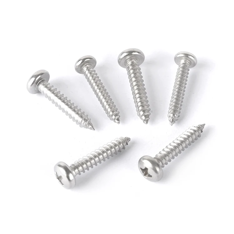 HOT SALE M1 M2 M3 M6 M8 M10 pan head phillips stainless steel titanium screw micro screw for phones watch glasses