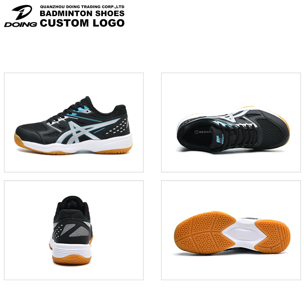 Factory Wholesale Trendy Durable Casual Popular Lace-Up Jump Sport Couple Indoor Light Flexible Men Woman Badminton Shoes