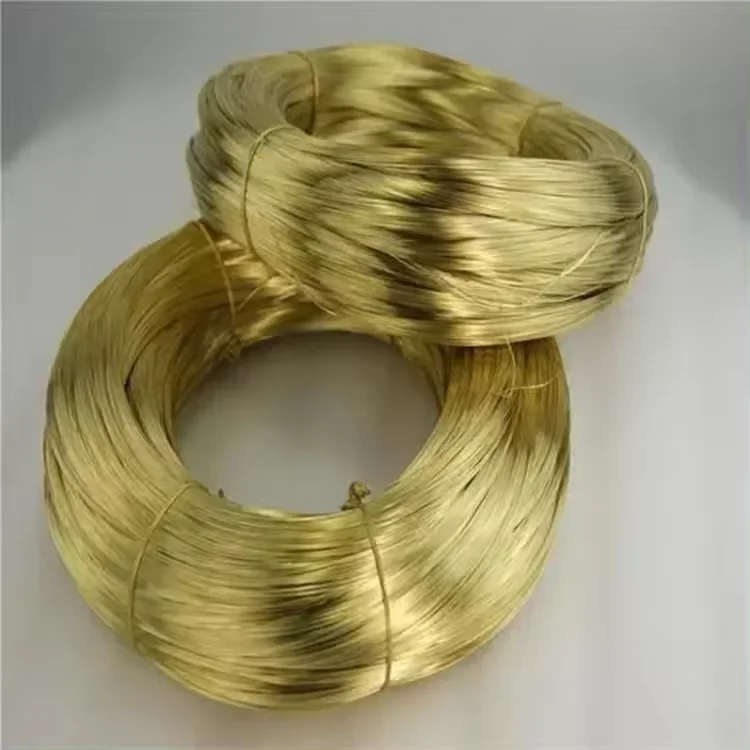 Factory Brass wire 0.1-20.0mm ultra-fine brass wire H62 H65 H68 all hard brass spring wire
