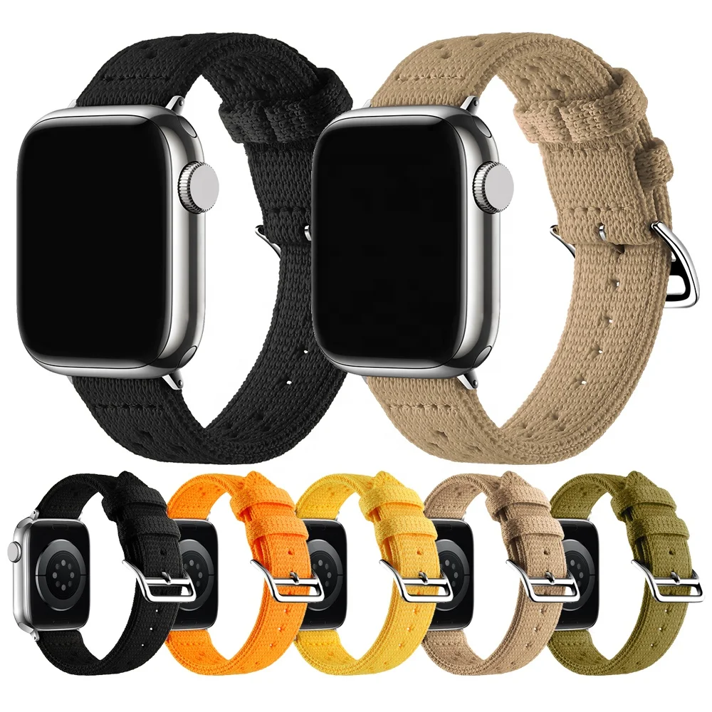Eraysun Luxury i Watch Straps Trail Loop Nylon Adjustable Bands Ultra 42/44/45/49mm Fabric Sport Elastic For Apple Watch Band