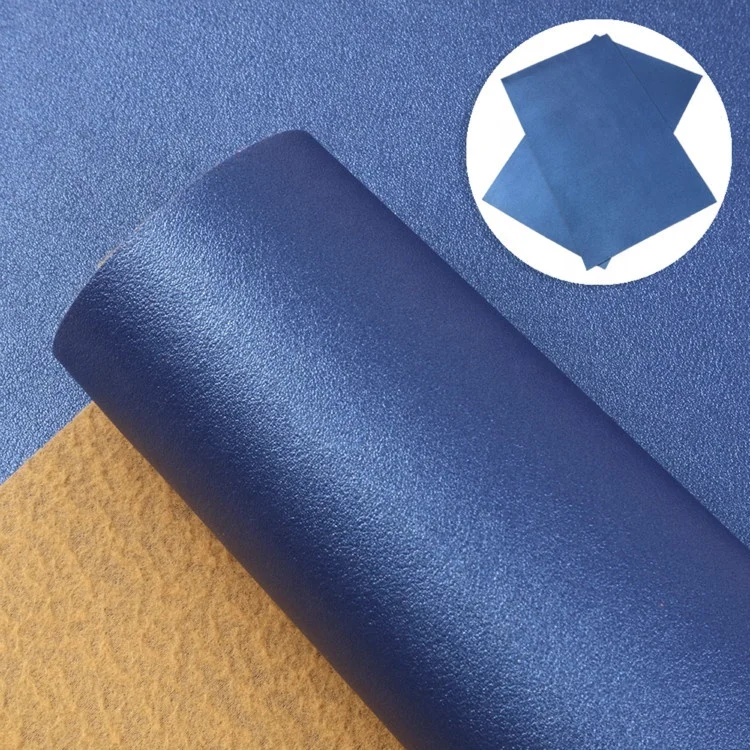 50x140cm Wholesale Soft Vegan Metallic Faux Leather Vinyl Fabric By half Yard 85429