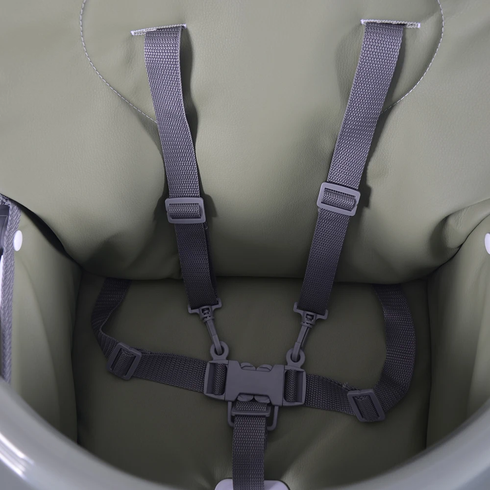 custom design 5 point safety harness minimalist dining baby high chair