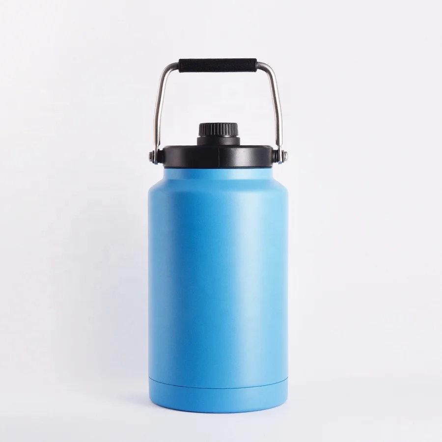 Gallon Bottle Portable Manufacturing Hot Cold Fitness Stainless Steel Gym Insulated Camping Cooler Water Jug