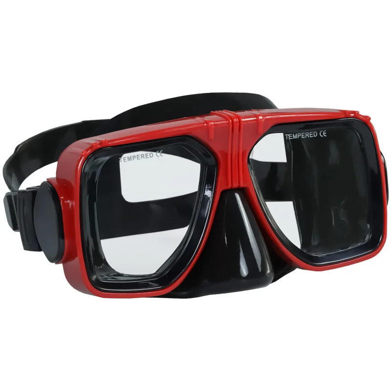 Fashion swimming half face mask with colorful and lightest one diving mask for adult