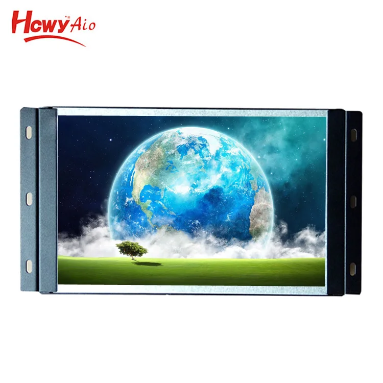High Quality 10inch 1280*800 VGA USB Interface Open Frame Touch Monitor Advertising Player