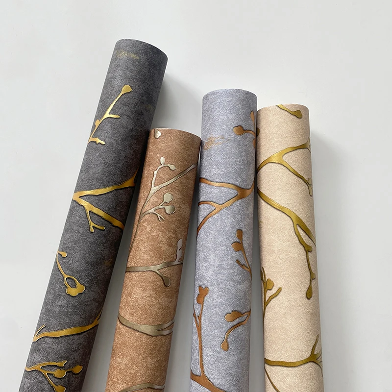 Wallpaper 3D Home Decoration Modern Latest Design Tree Branch Texture Bedroom Restaurant Wallpaper Interior Wall Decoration