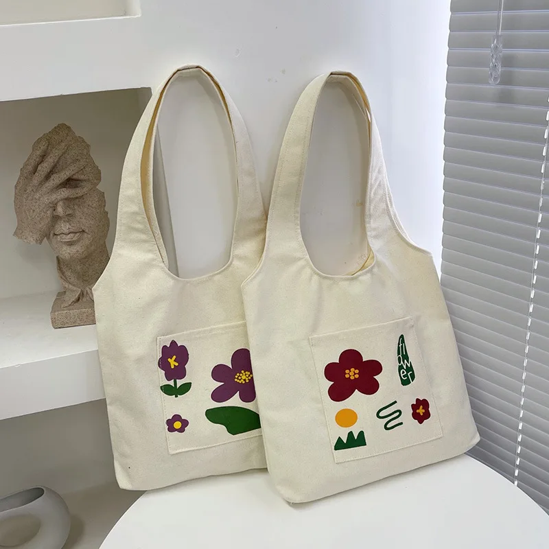 Great Price Custom Printed Recycle Foldable Cotton Canvas Fabric Womens Tote Bag Reusable Grocery Shopping Tote Bag with Logo