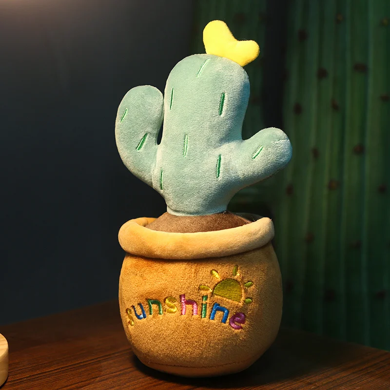 A2115 Eco Friendly Purify The Air In The Car Plush Cactus Carrot Animal Pot Culture Decorate With Bamboo Charcoal
