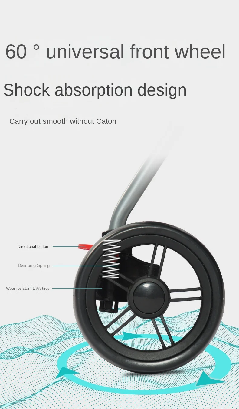 Portable Outdoor Pet Cat Dog Stroller Cart with Cup Holder Dog Pet Trolley Dog Carrier with Wheels