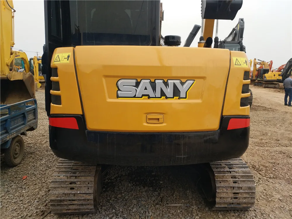 6 тонн используется SANY SY60 SY60C SY60C-9 Гусеничный мини-экскаватор китайский машина мини экскаваторы для горячего сбывания