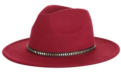 Promotional Church party top Hats fashion Felted cap fedora hats