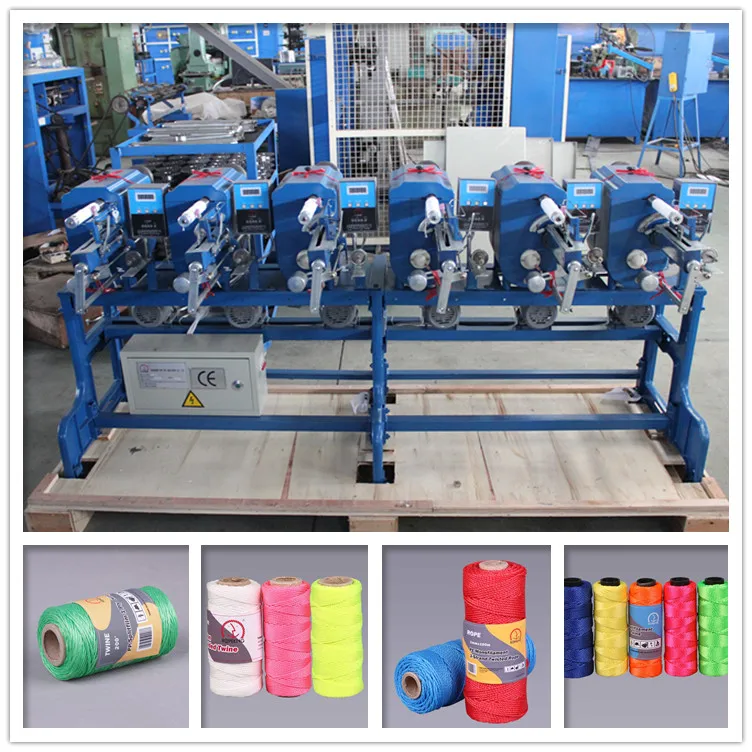 Plastic Rope Spool Yarn machine winding machine rope cone coil winding machine traverse winder