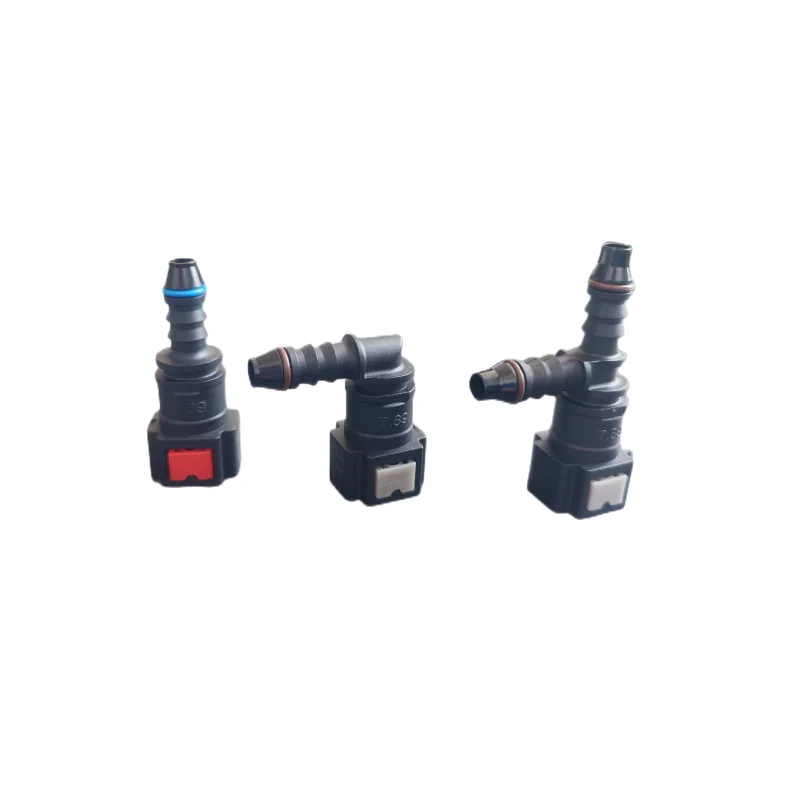Motorcycle Quick Connector T Type Car Quick Coupling Fuel ID6 Female 7.89 90 Degree Fuel Line T Model Quick Connector