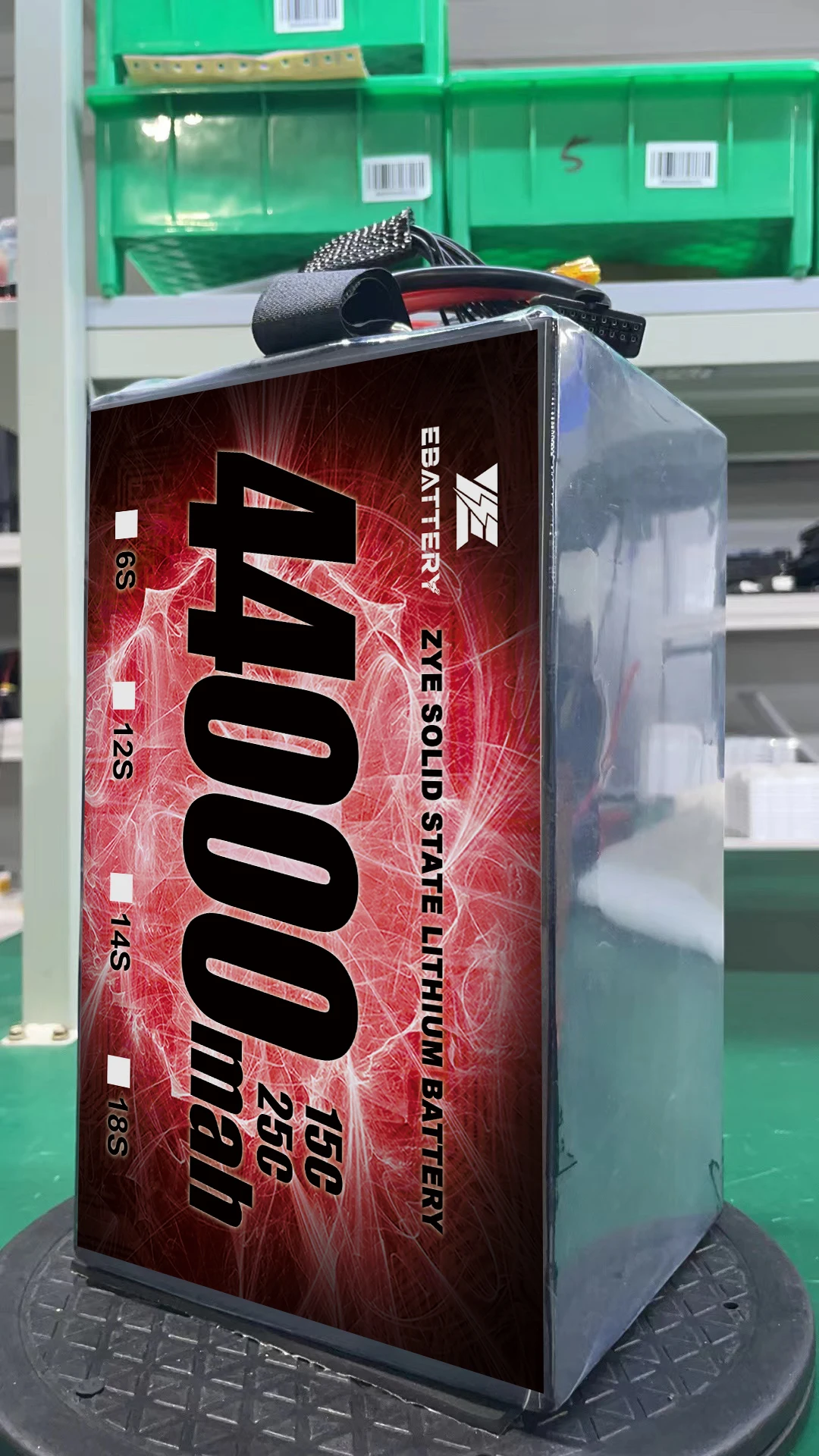 High Discharge Current 88000mah 44000mah 660A 880A solid state battery 4.45V 12s 14s 18s 24s lipo battery li-ion pack