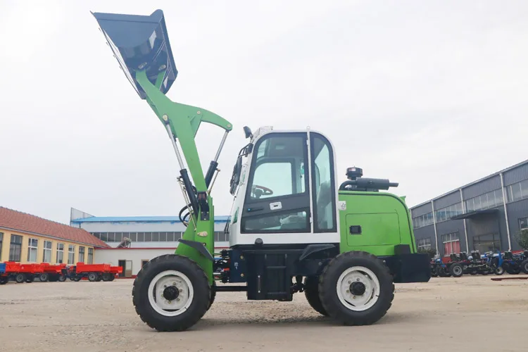 Multifunctional Mini Rated Load 1000Kg Long Boom Front Construction Machinery Backhoe Wheel Loader