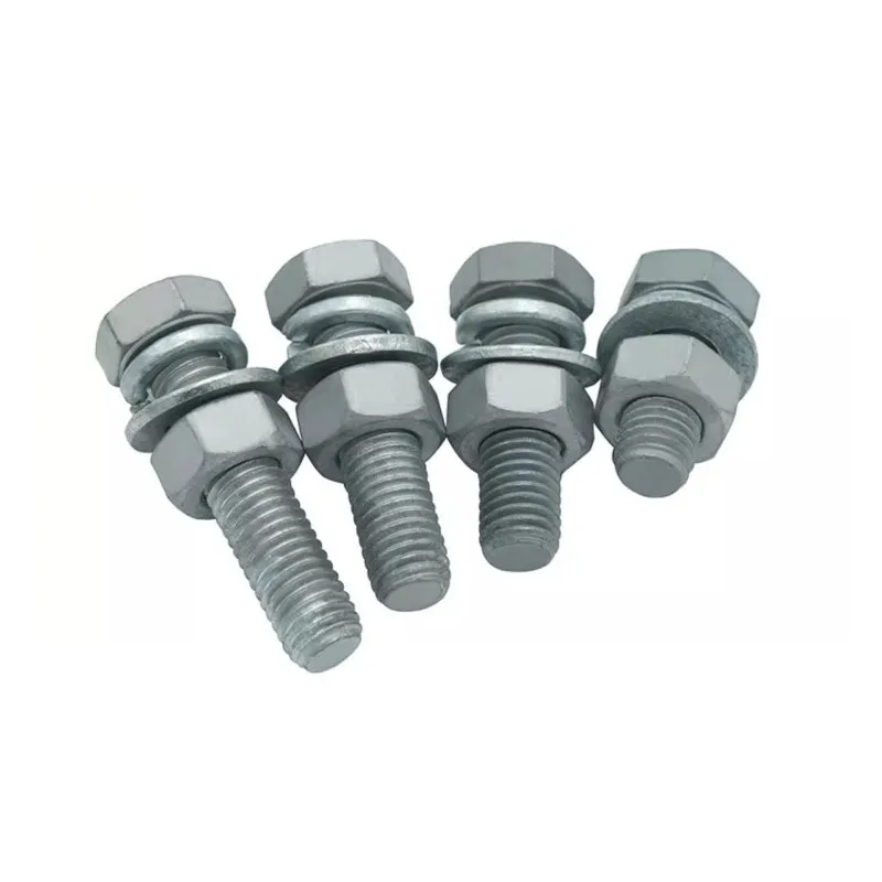 Hot-dip galvanized bolts for photovoltaic power hot-dip galvanized hexagon screws M8-M30 have complete specifications