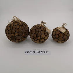 NATURAL teabranch wood hanging ball crafts    handmade teabranch jointed wood ball