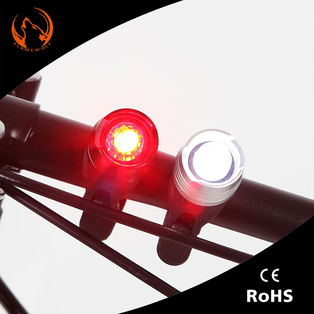 Hannuo Led Safe Bicycle Lamp Charging Device The Most Popular Product Rear Tail Lamp Other Bicycle Accessories