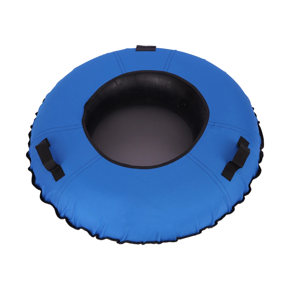 100cm Outdoor PVC Cover Commercial Inflatable Snow Sled Tubes Winter Sports Game 2 Person Double Rider Snow Sledge Tube  Cushion