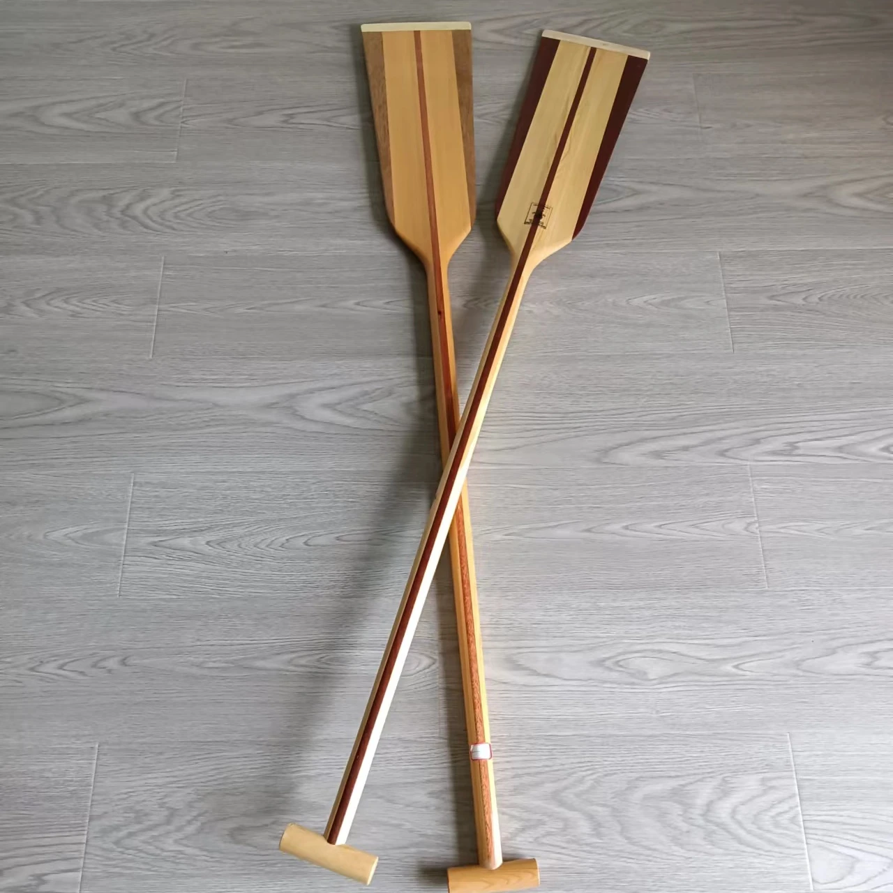 Dragon Boat Racing Competition and exercise using wooden paddle