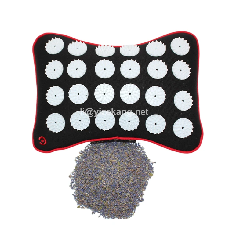 
Oem High Quality Mint Aromatherapy Acupuncture Pillow Herbal Cereal Filling Material Vibration Massage Pillow 