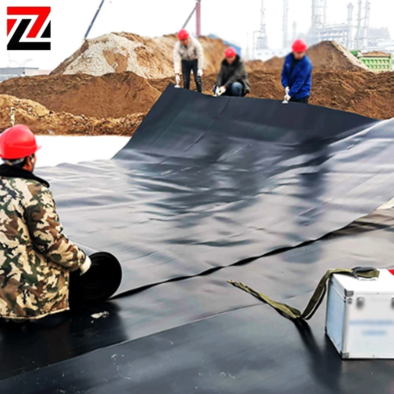 ZCWY pond liner 1mm hdpe geomembrane PVC geomembrane  sheets