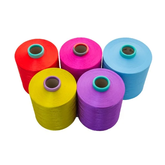China Manufacturer Polyester Filament Yarn 150 Denier Polyester Yarn Matt Semi-dull Bright