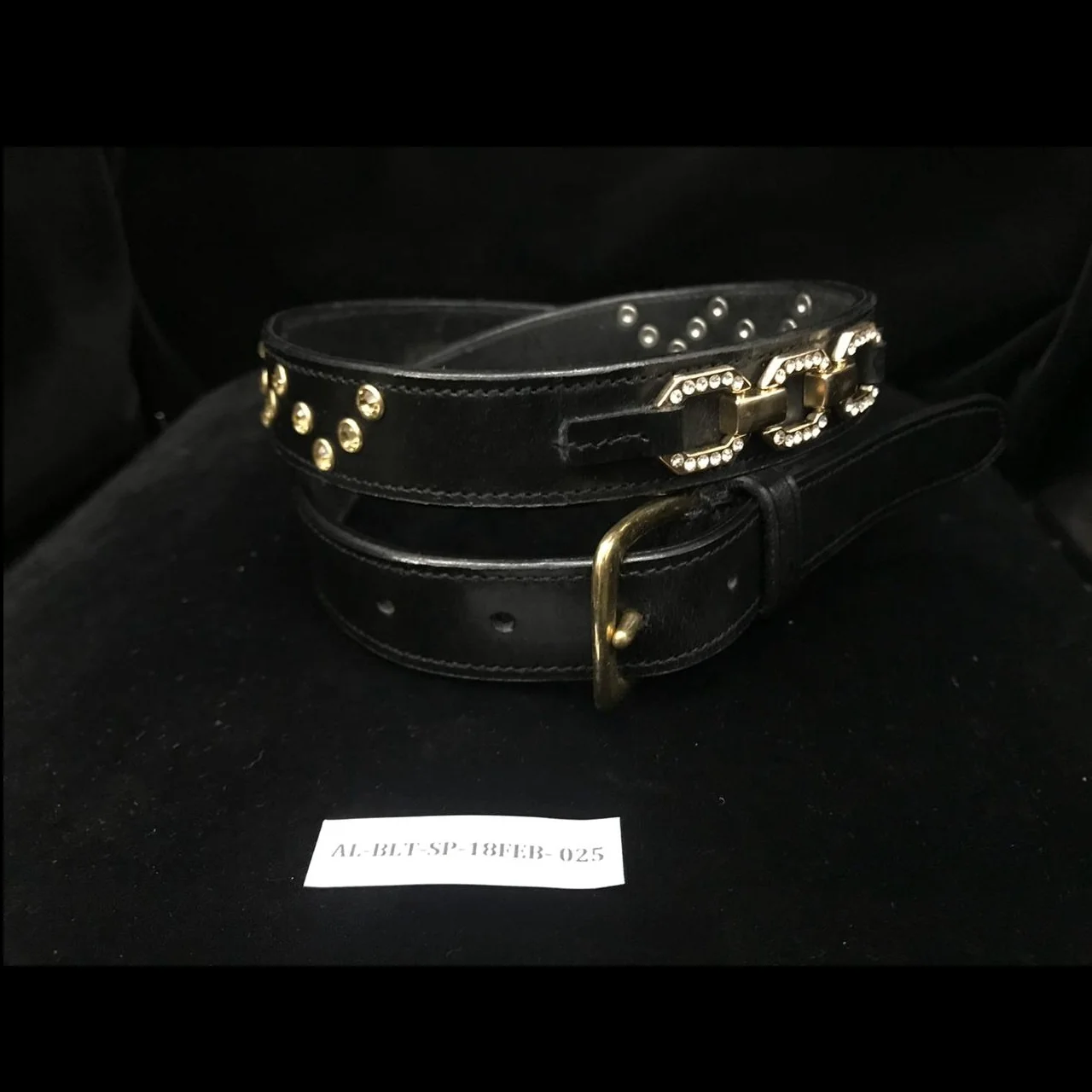 leather belts Top Trending Casual & Party Wear Rhinestone Crystal Bling Belts Made Genuine Cowhide Leather