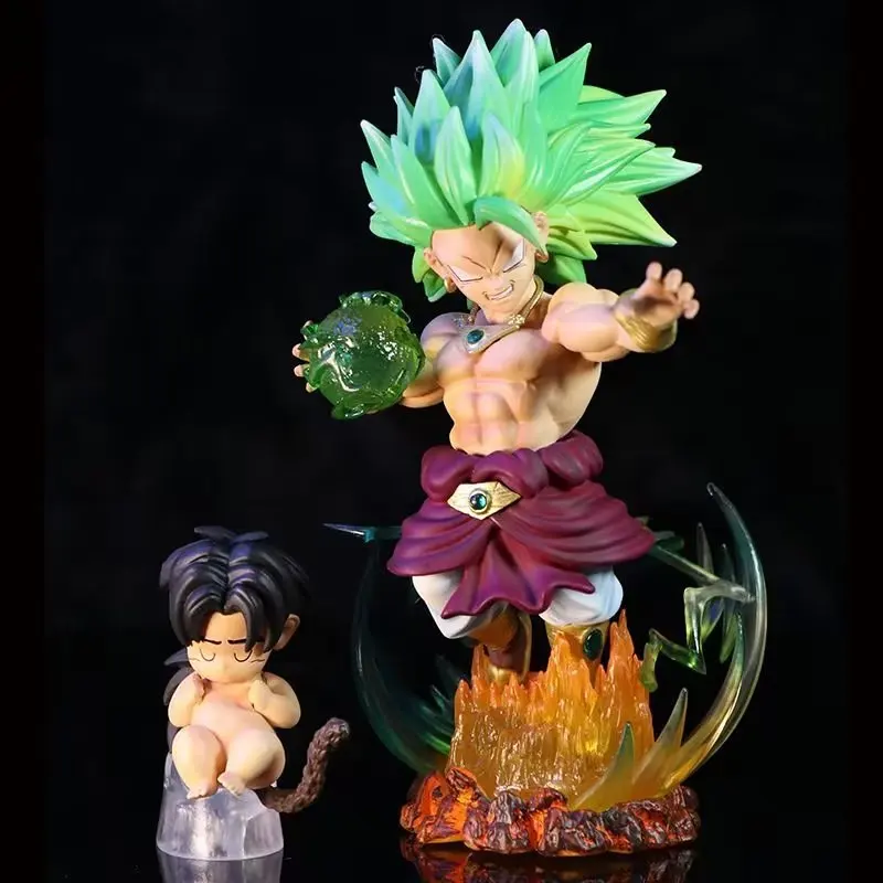 19CM New product High Quality DBZ GK WCF Super Saiyan3 Broli Baby Great ape Battle stance model Anime Figure Cartoon-Character