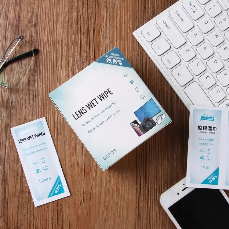 Лидер продаж, влажные салфетки для чистки линз
