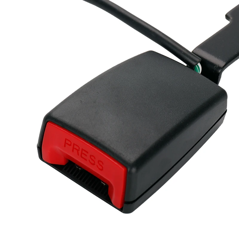 Wholesale Truck Parts Universal Steel Plastic Cover Car Safety Seat Belt Buckle With Electric Wire