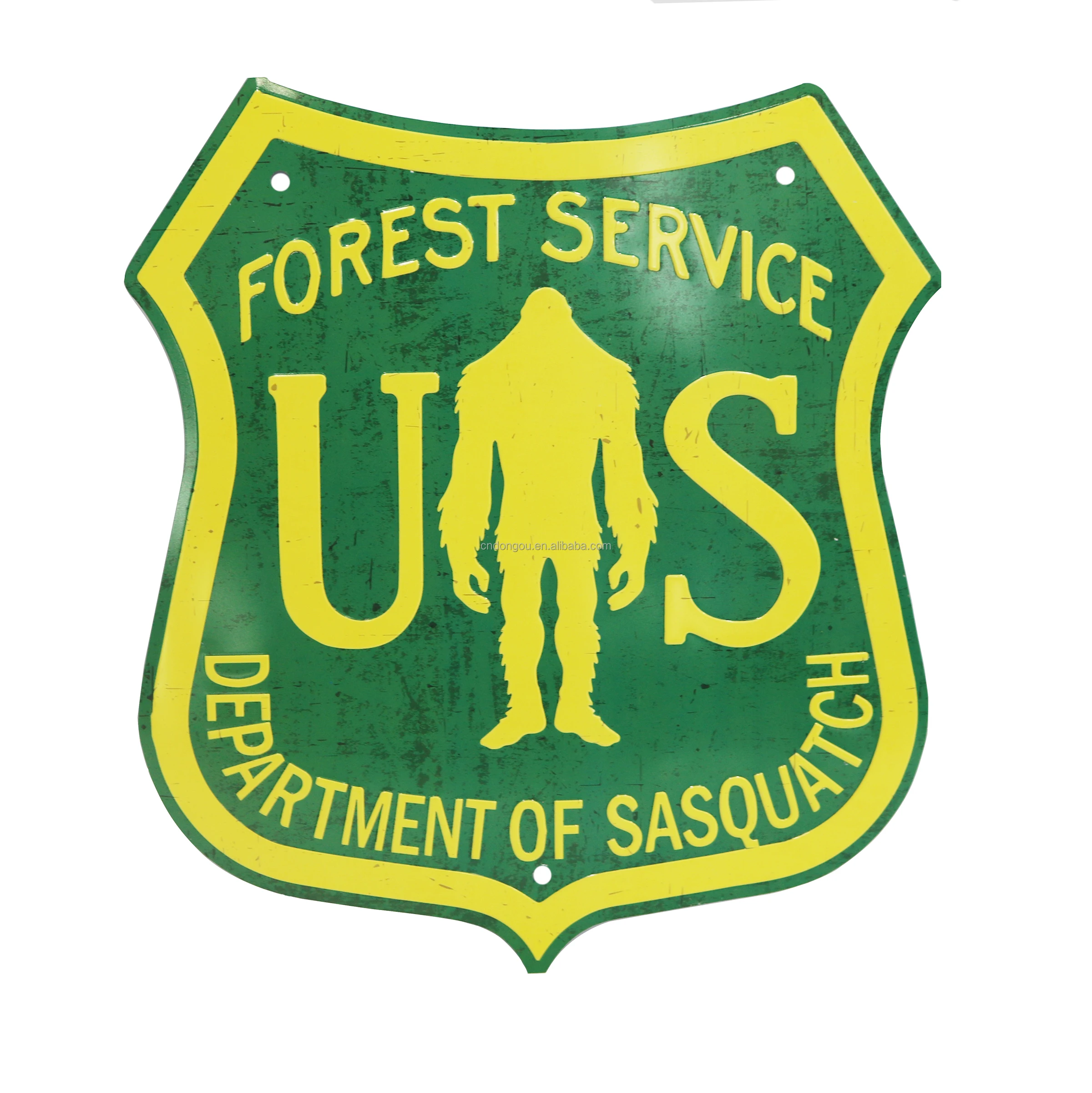 Custom high quality embossed metal printing car signs decor license plate