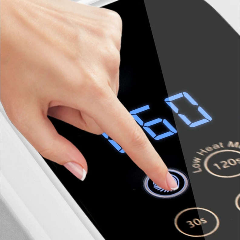 602 MAX PRO 138W LED UV Nail Lamp 69LEDS Professional Powerful Gel Nail Polish Curing Lamp For All Gel Nail Art Manicure Tools